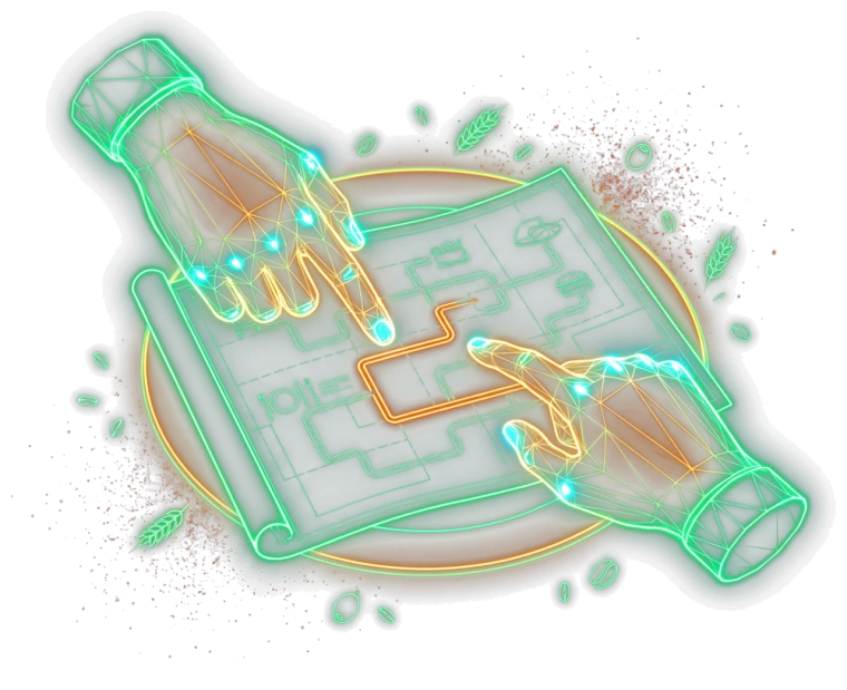 Due mani sul piano al neon: la call mensile e la dashboard sempre aggiornata